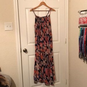 floral maxi dress